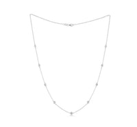 Diana M Jewels - 1.00 Cts Diamonds-by-the-yard Necklace