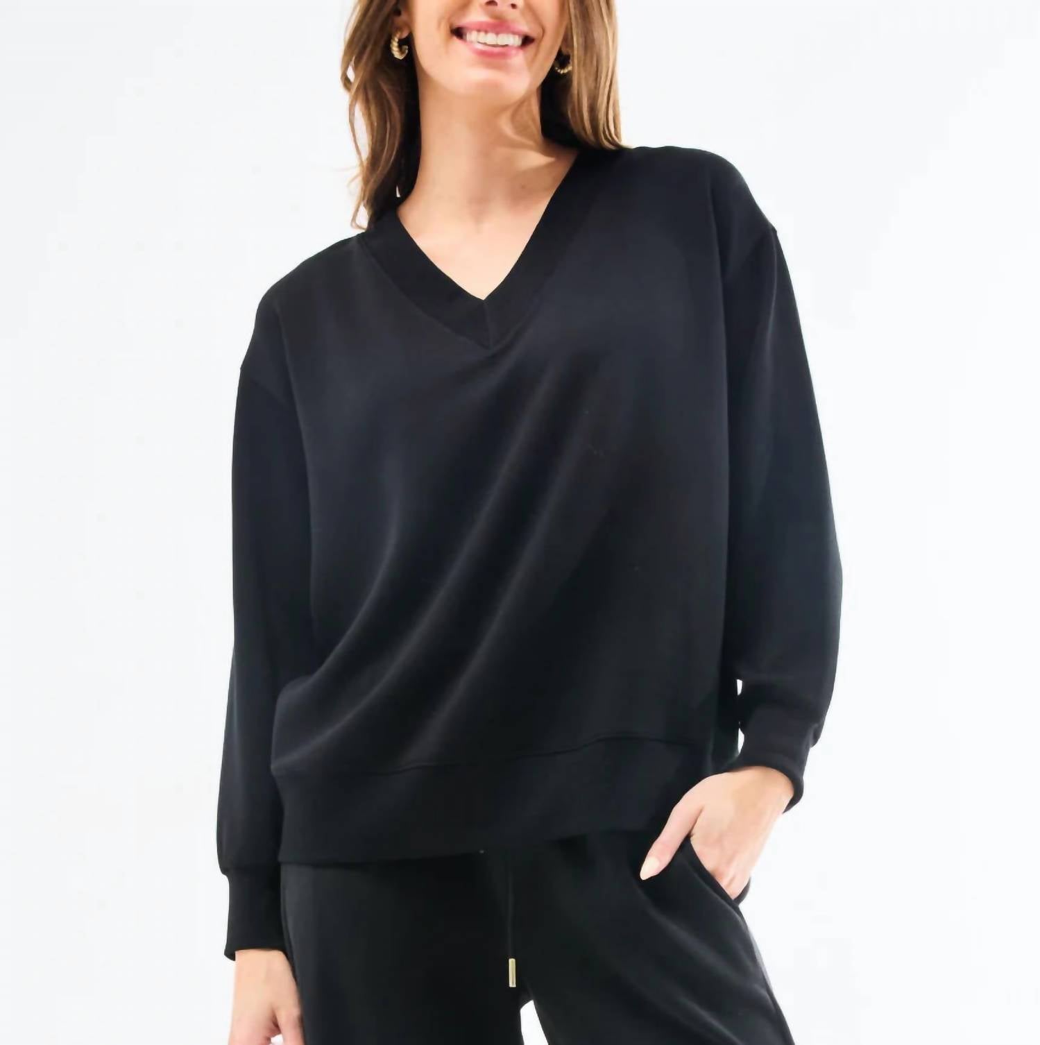 Mary Square - Hazel V-neck Top