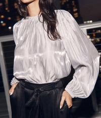 Bella Dahl - Elastic Liquid Shirred Top