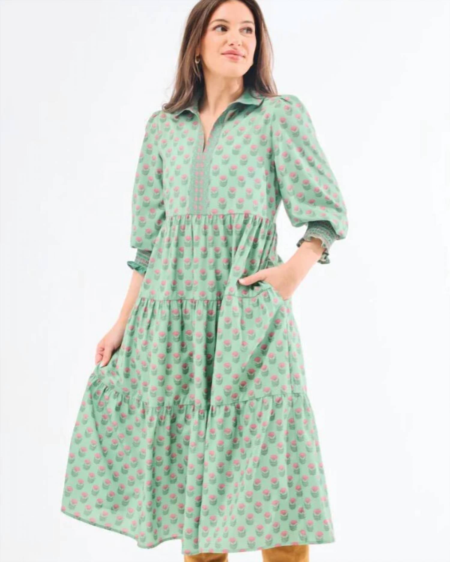 Mary Square - Eleanor Long Sleeve Dress