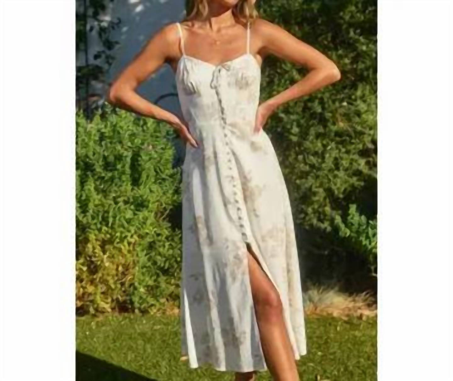 Dress Forum - A Moment in Time Corset Midi Dress
