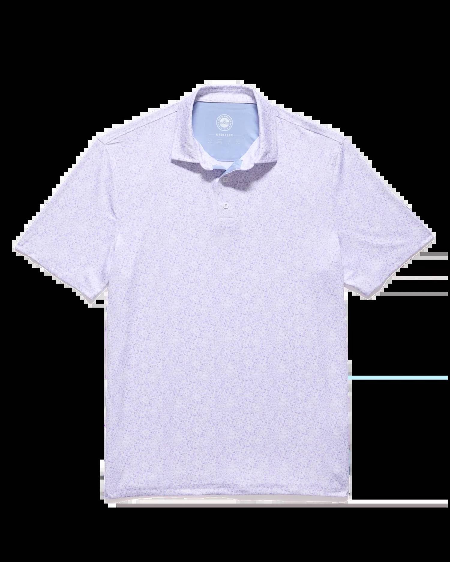 Flags & Anthem - Atmore Short Sleeve Wave Print Performance Polo