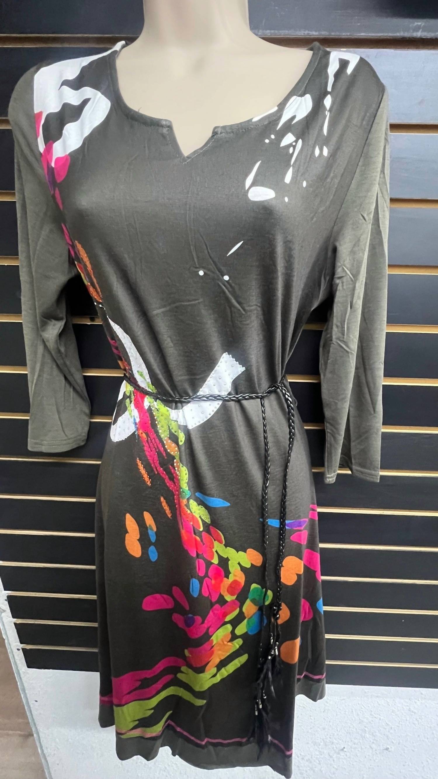 Michael K - Women's Belted Beauty Jersey Dress