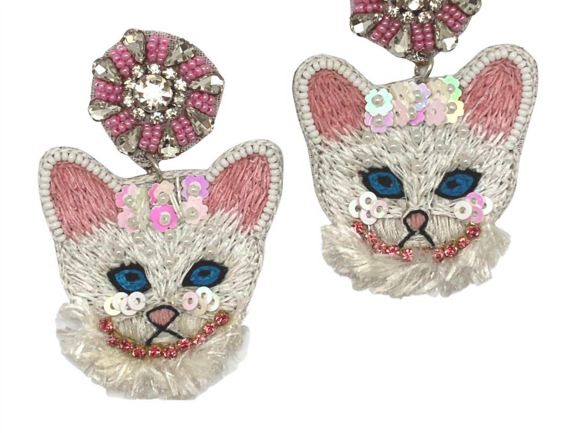 Allie Beads - Cat Earrings