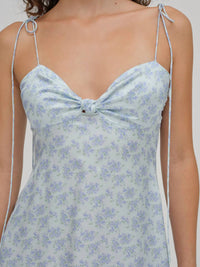 for Love & Lemons Adira Mini Dress in blue - women's dress - view 4