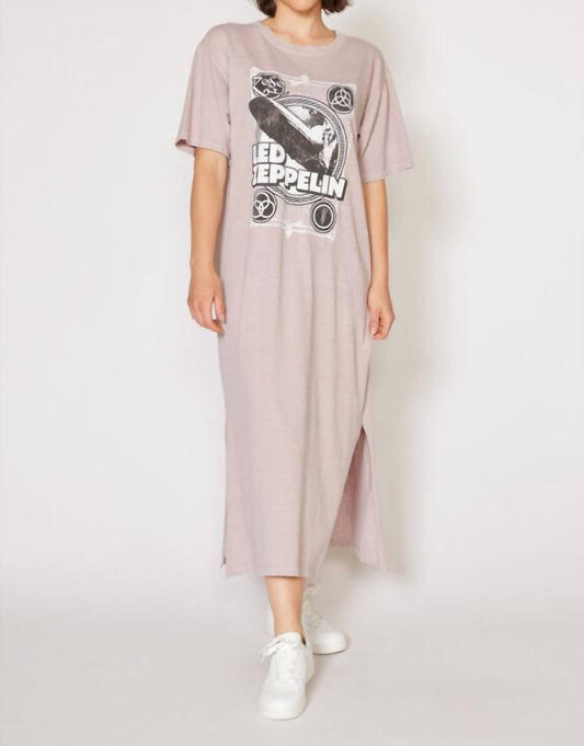People Of Leisure - Led Zeppelin Vintage Lavender Dress