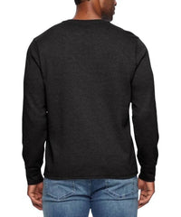 Flags & Anthem - Owen Soft Waffle Henley Long Sleeve Top