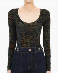 Ulla Johnson - Aris Jersey Long Sleeve U-neck Top