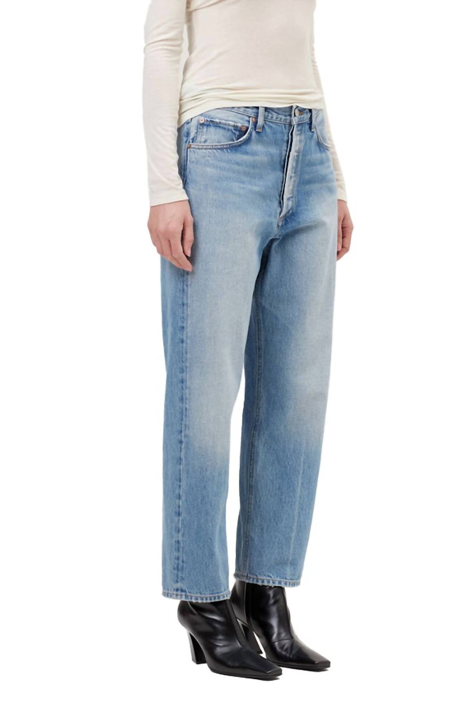 Agolde - 90's Crop Mid Rise Straight Jean