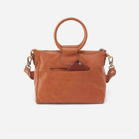 HOBO Women's Sheila Satchel in harvest wheat - women's bag - detail view
