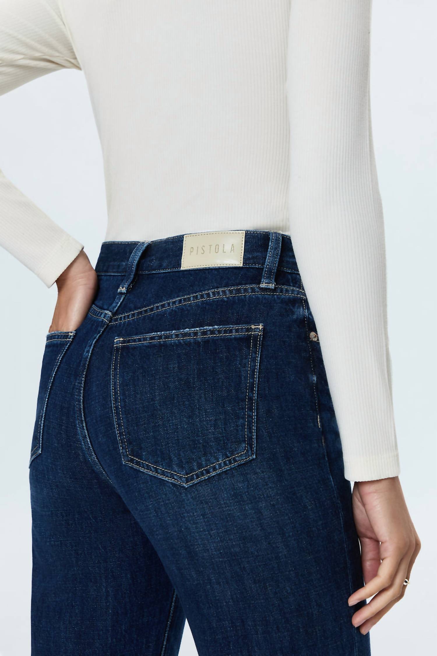Pistola - Cassie Super High Rise Straight Jean