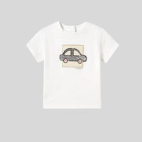 Mayoral - Boy's Car Applique Tee And Shorts Set