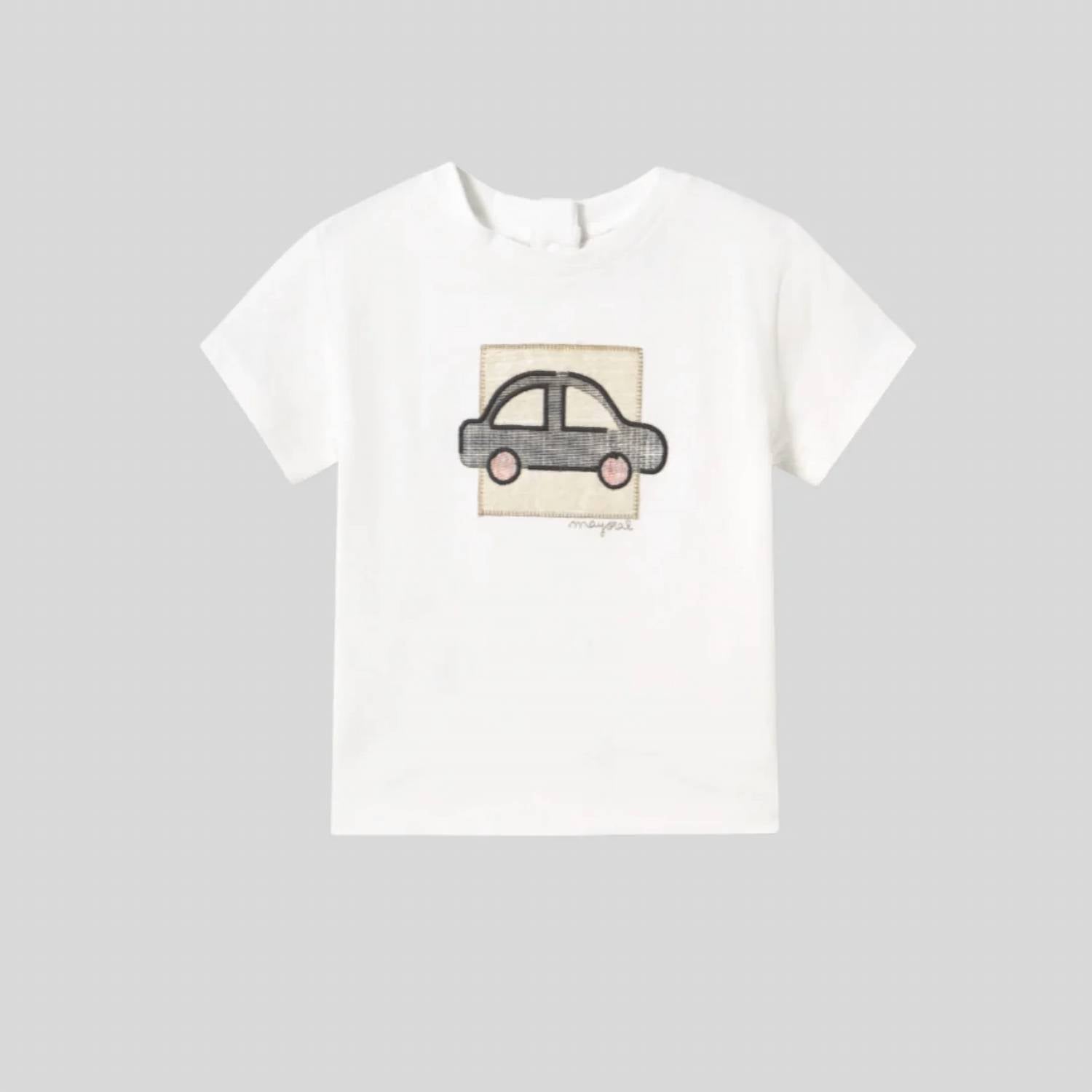 Mayoral - Boy's Car Applique Tee And Shorts Set