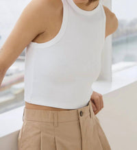Sold Out Nyc - Cropped Not So Basic Tank Top