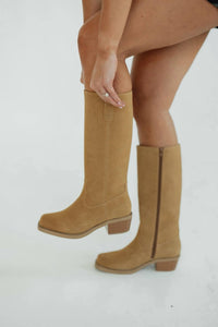 Mia Shoes - Women's Duston Suede Riding Boots