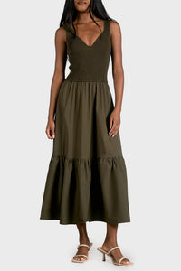 Elan - Luna Mixed Media Dress