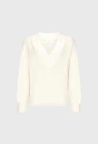 Loulou De Saison - Sage Cashmere V Neck Sweater