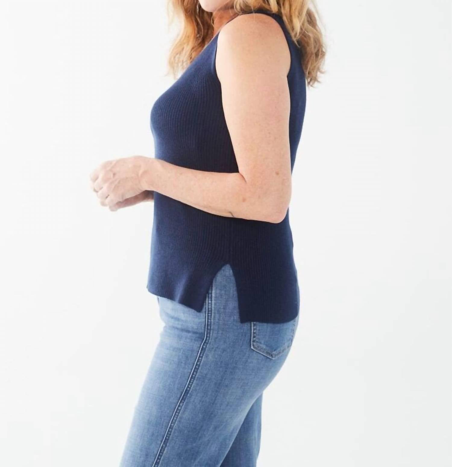 Fdj - Natalie Textured Knit Tank Top