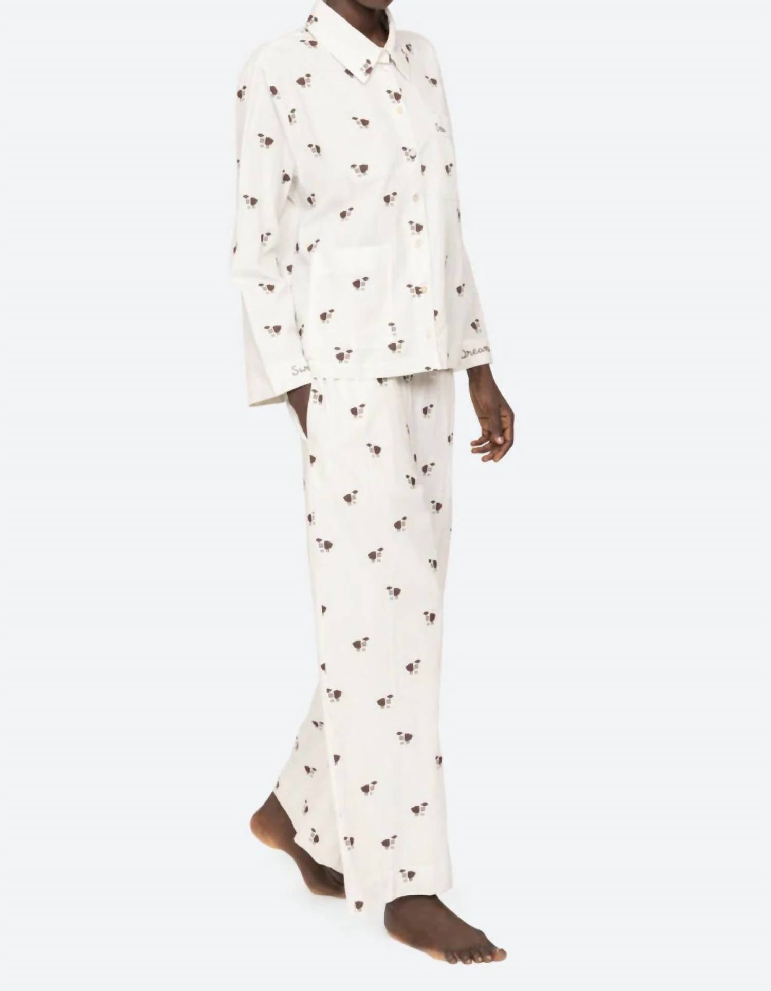 SEA Ruthie Pajama Set in multi - women's sleepwear - view 4