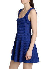 Simkhai - Vanna Scalloped Knit Mini Dress
