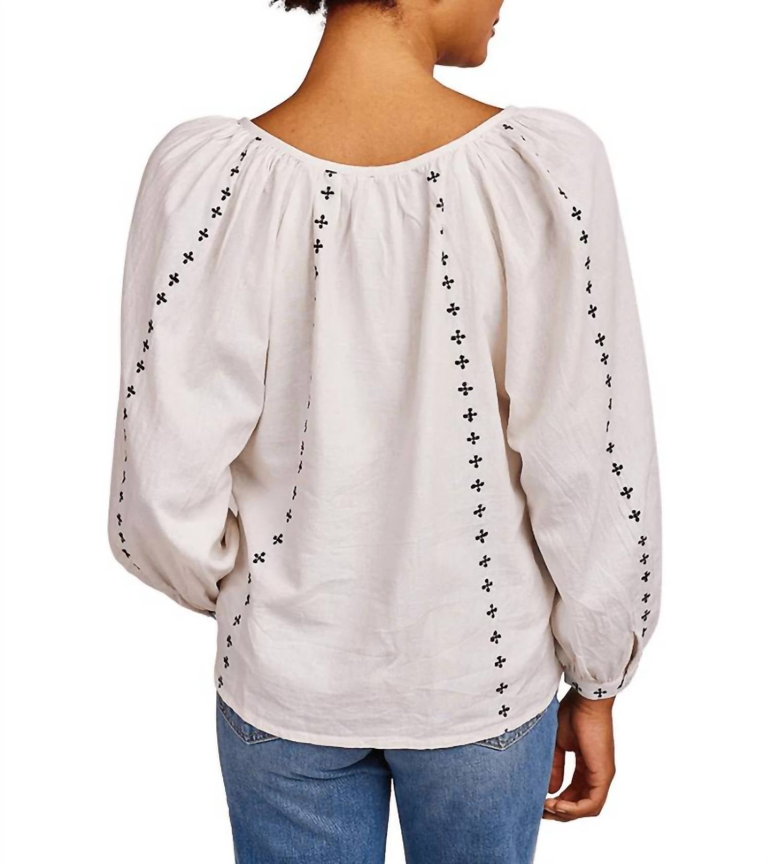 Emerson Fry - Frances Embroidery Blouse