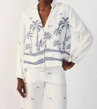 Dress To - Coconut Tree Linen Shirt