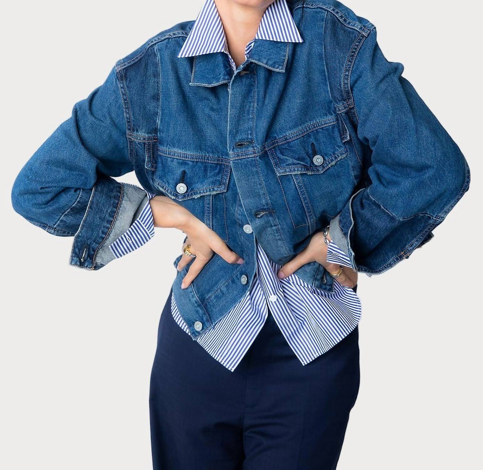 Moussy - Dover Two Tone Jean Jacket