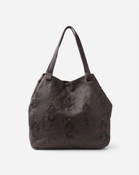 BIBA Women's Bayron Shoulder Bag in dark lavender - women's bag