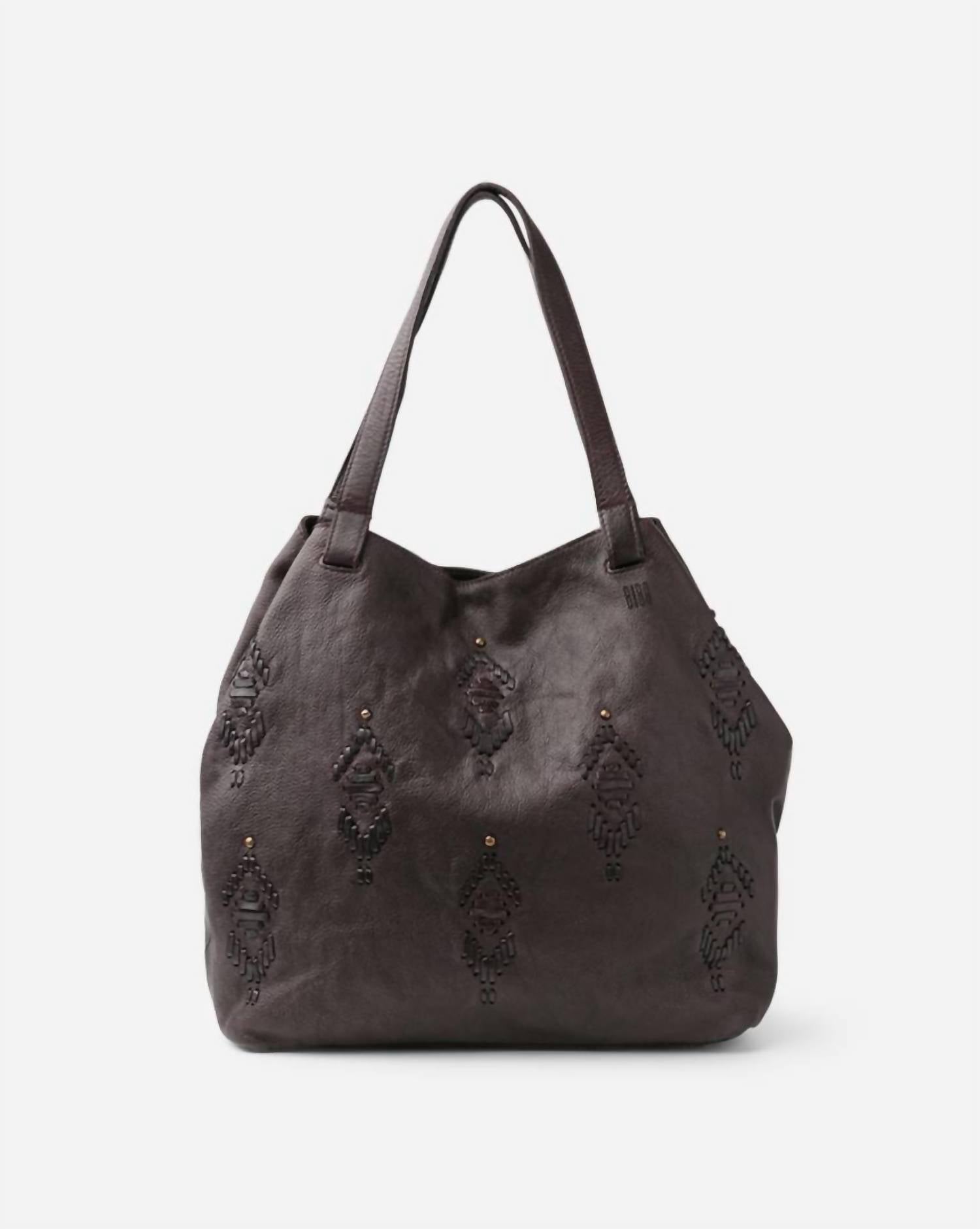 BIBA Women's Bayron Shoulder Bag in dark lavender - women's bag