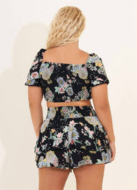Maaji - Floral Bouquet Riley Crop Top