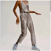Free People - Sequin Jumpsuit - Petite