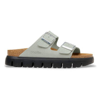 BIRKENSTOCK Women's Arizona Pap Chunky Sandals in pure sage black - women's sandal - detail view