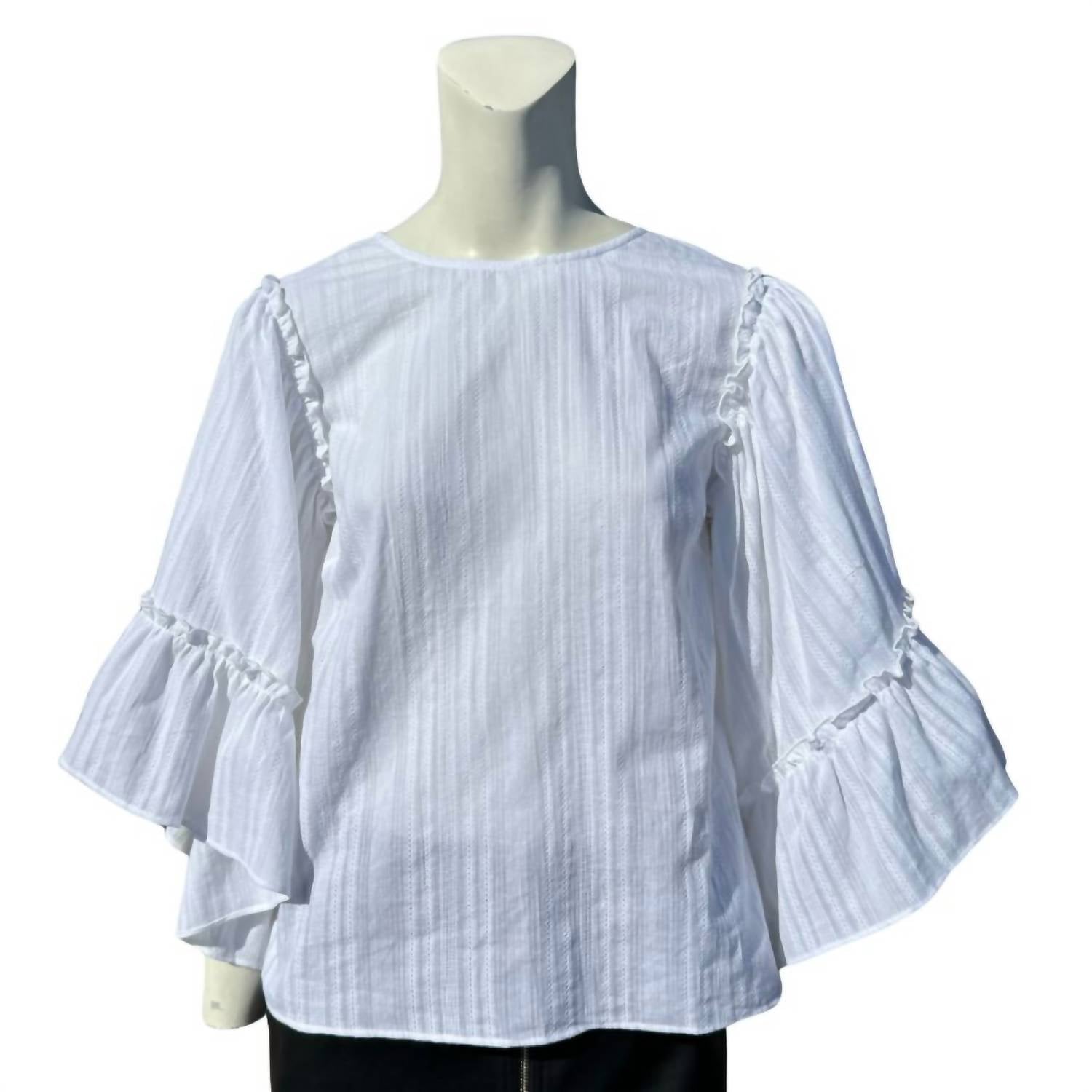 English Factory - Ruffle Sleeve Top