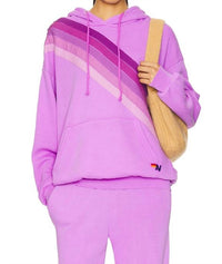 Aviator Nation - Unisex Cross Stripe Pullover Hoodie