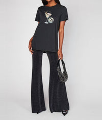 Show Me Your Mumu Oliver Crewneck Tee in tini time graphic - women's t-shirt - alternate view