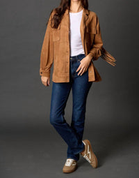 Before You - Fringe Suede Jacket