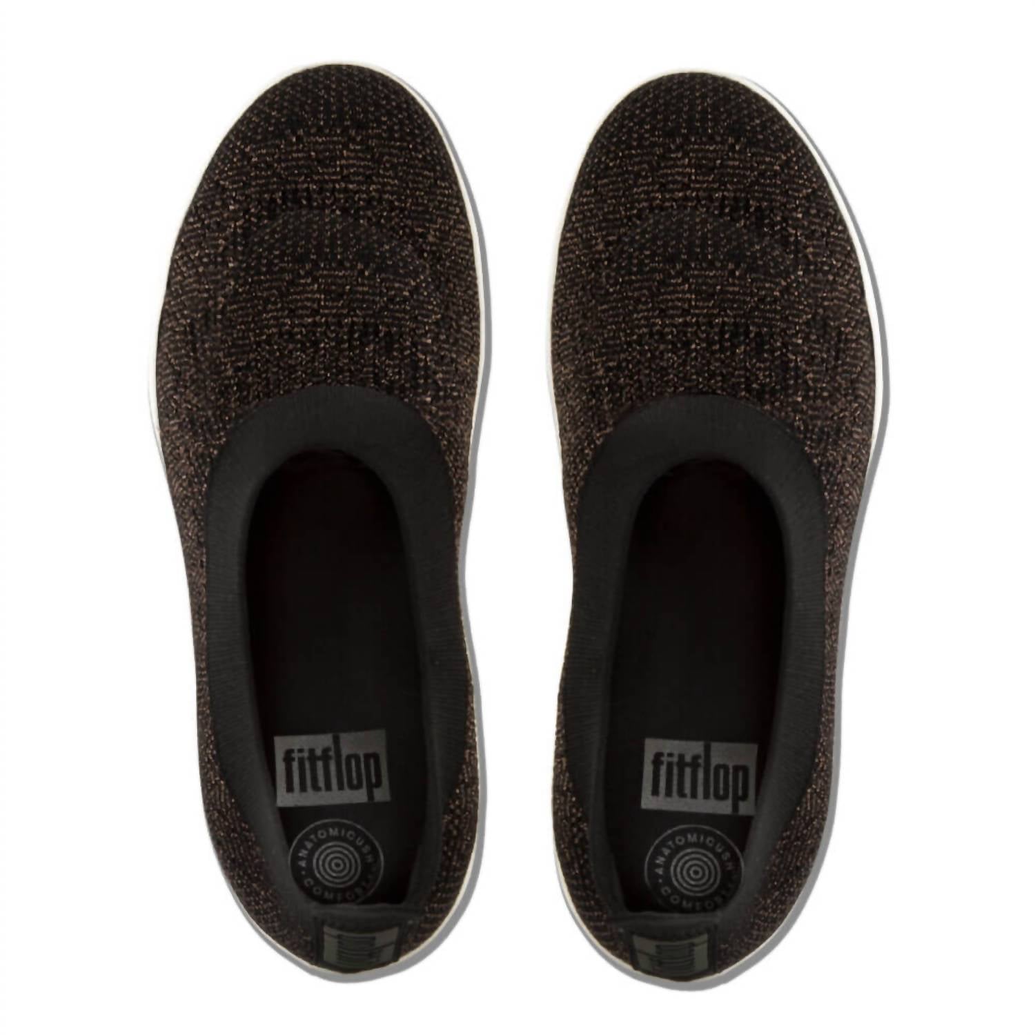 Fitflop - Women's Uberknit Slip-on Ballerina Mary Jane Shoes
