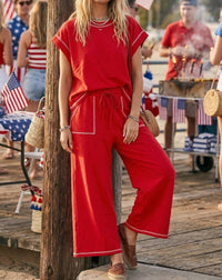Sewn And Seen - Scuba Raw Edge Lounge Set