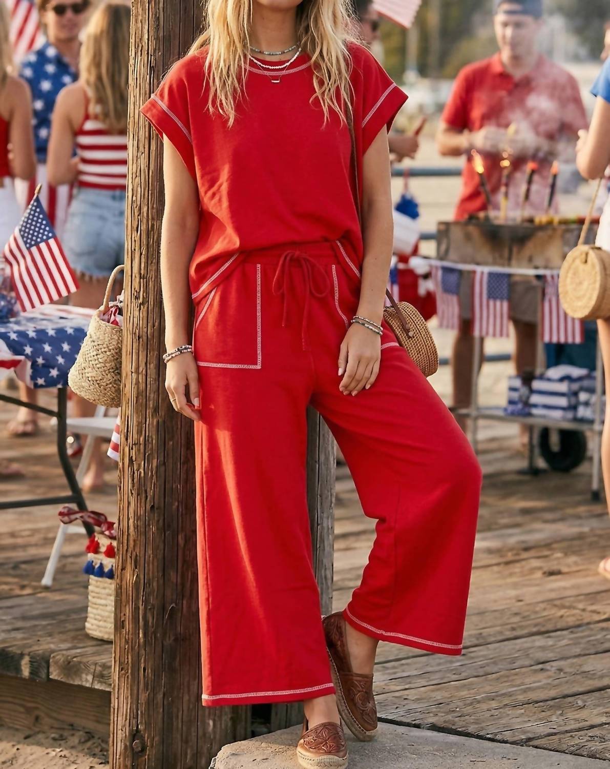 Sewn And Seen - Scuba Raw Edge Lounge Set