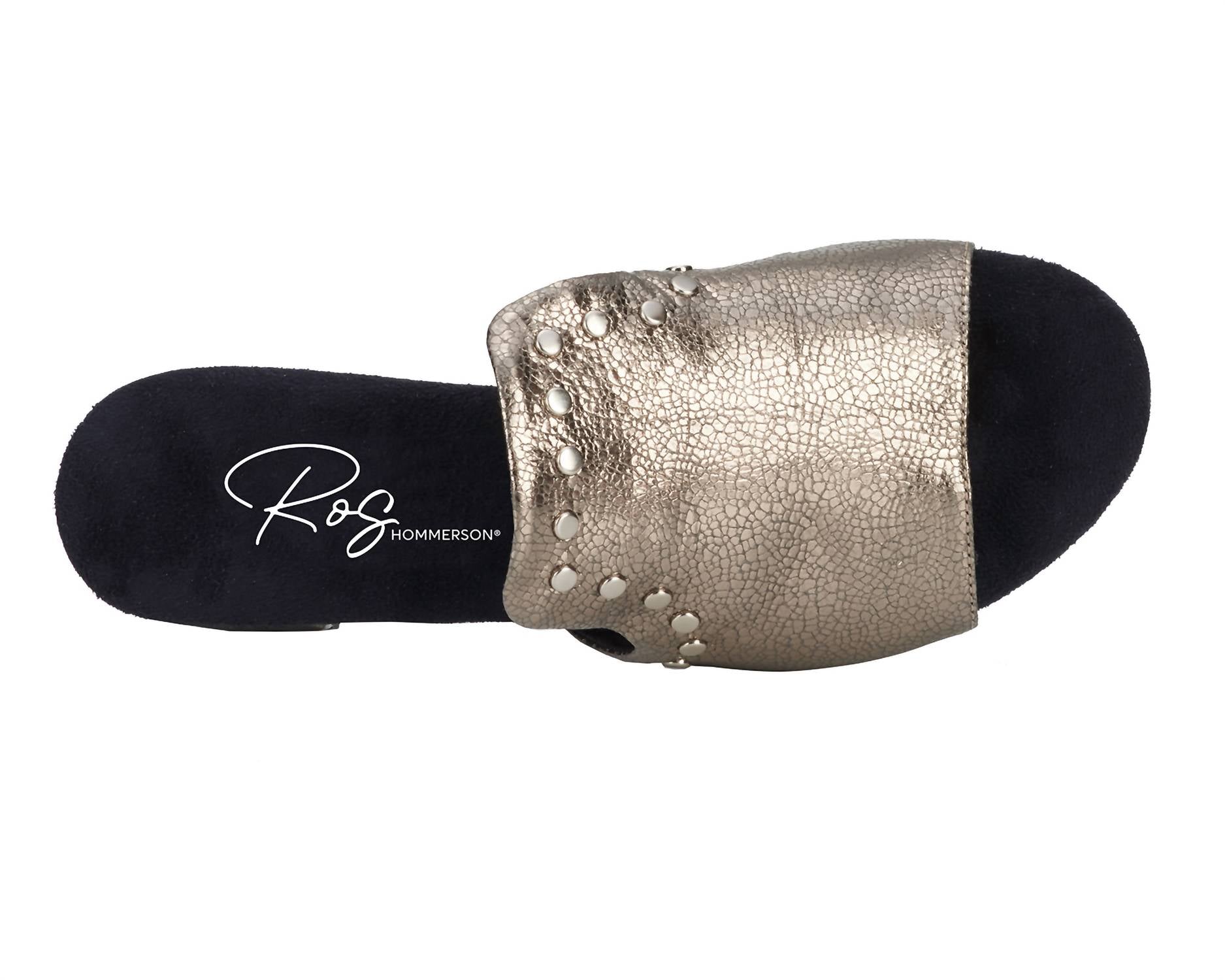 Ros Hommerson Women's Bizzy Slip-on Sandal in pewter - women's sandal - alternate view