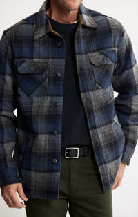 Jachs New York - Thermal Lined Wool Blend Shirt Jacket