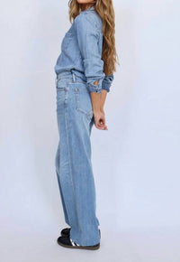 Hidden - Logan Wide Leg Dad Jeans