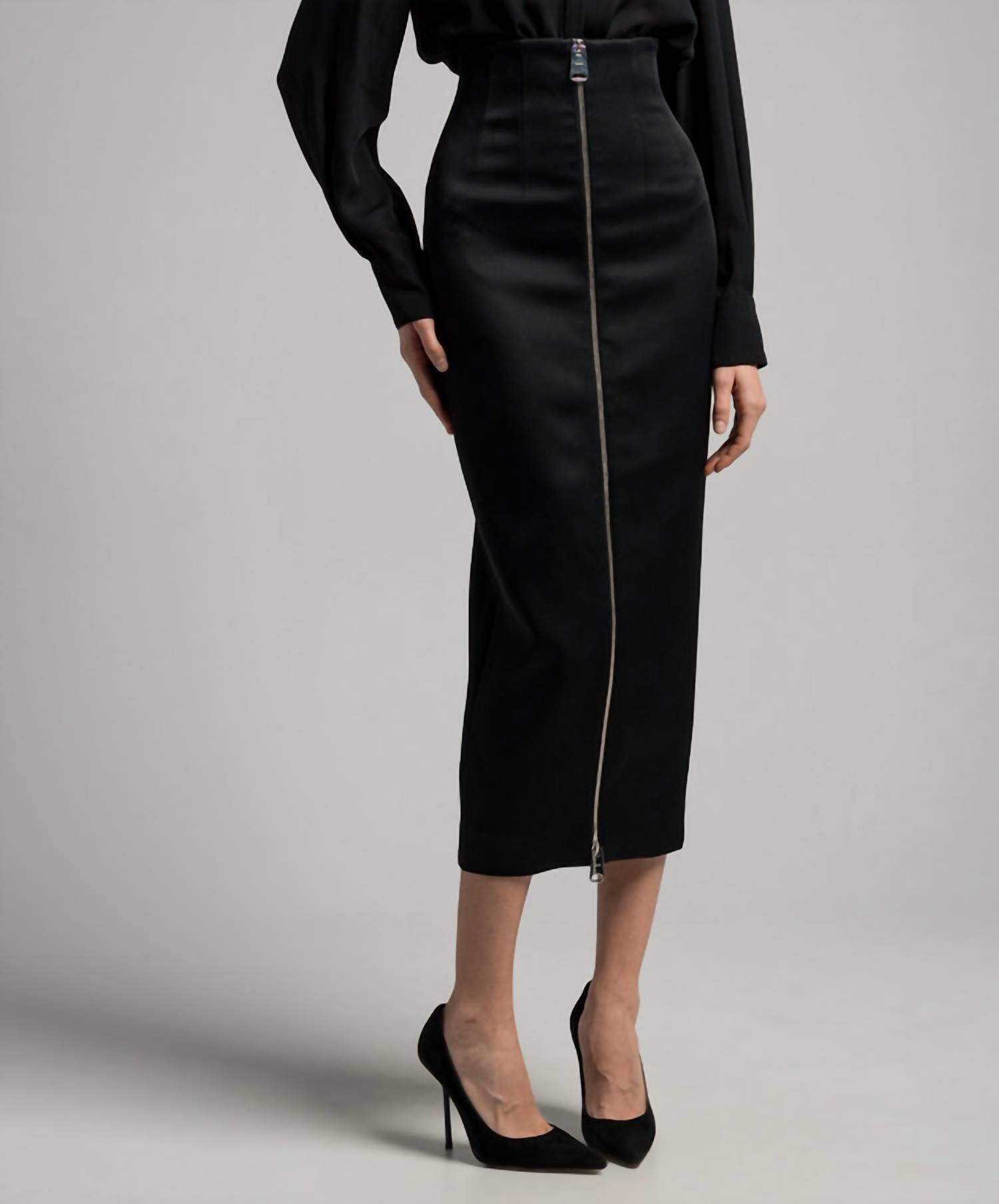 Khaite Ruddy Pencil Skirt in black - women's skirt