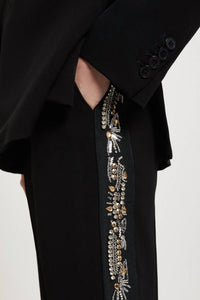 Ottod'Ame - Embroidered Palazzo Trousers