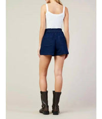 Skies Are Blue - stretch high waisted denim shorts