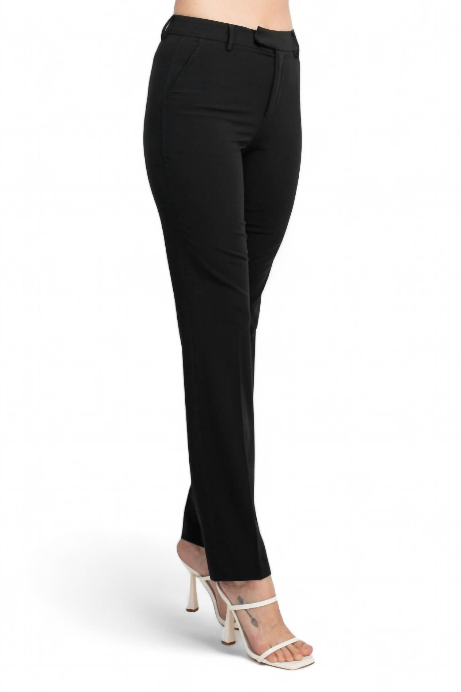 Ecru - HOUSTON TROUSER WITH PICK STITCH