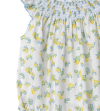 Kissy Kissy - Girl's Hand Smocked Ruffled Playsuit