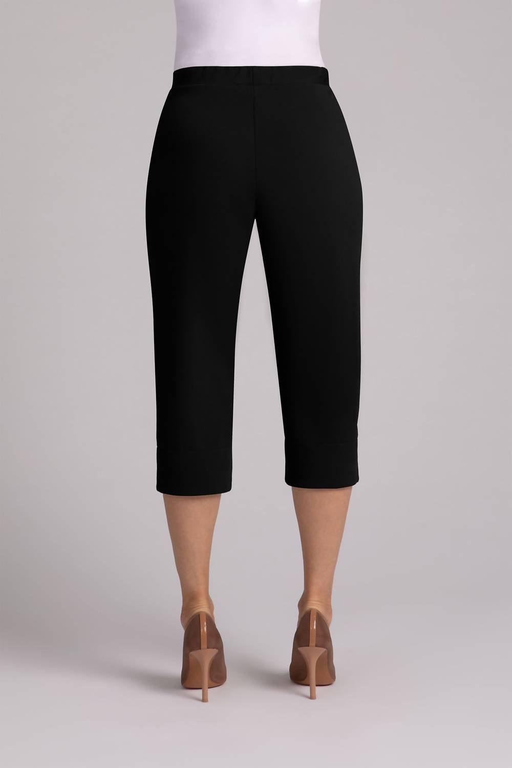 Sympli Hepburn Capri Pant in black - women's pants - alternate view