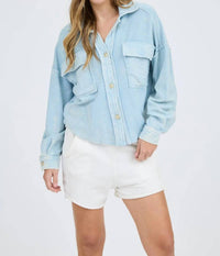 Blu Pepper - Vintage Wash Shacket