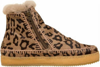 Laidback London - Women's Furry Leopard Boots